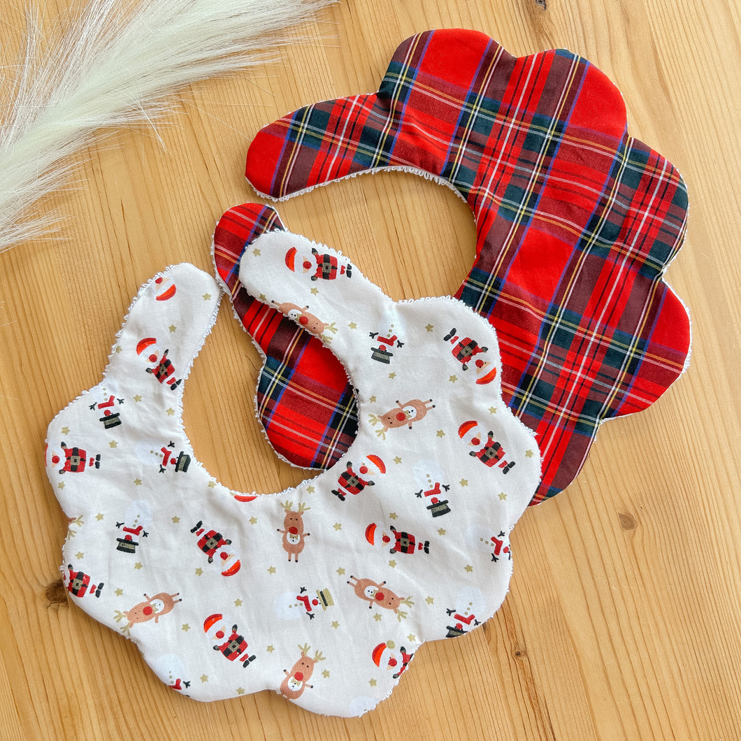 Christmas baby bibs