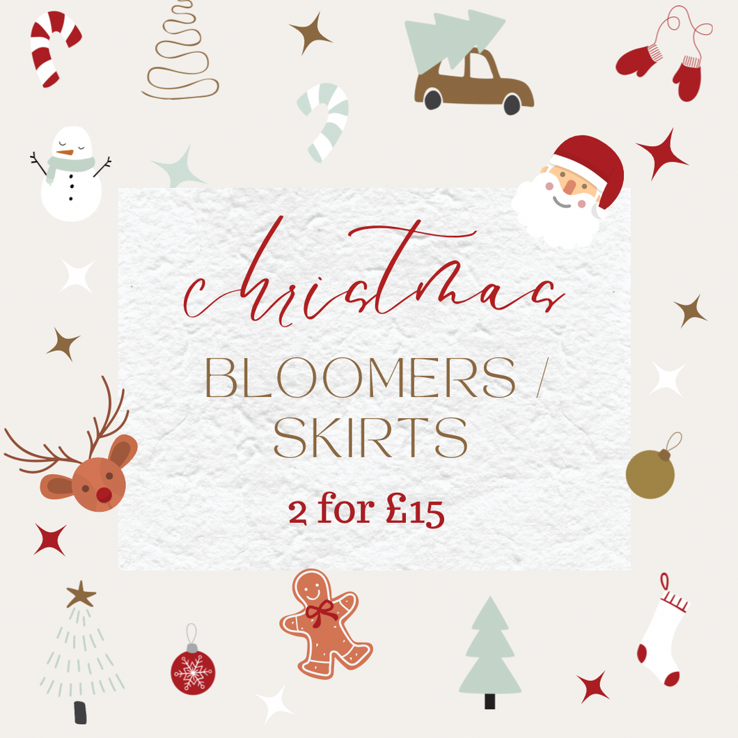 Christmas Bloomers / Skirts